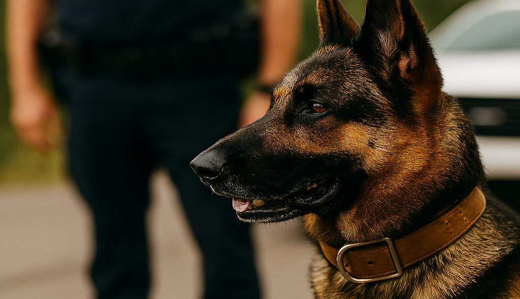 Police K9 and handler